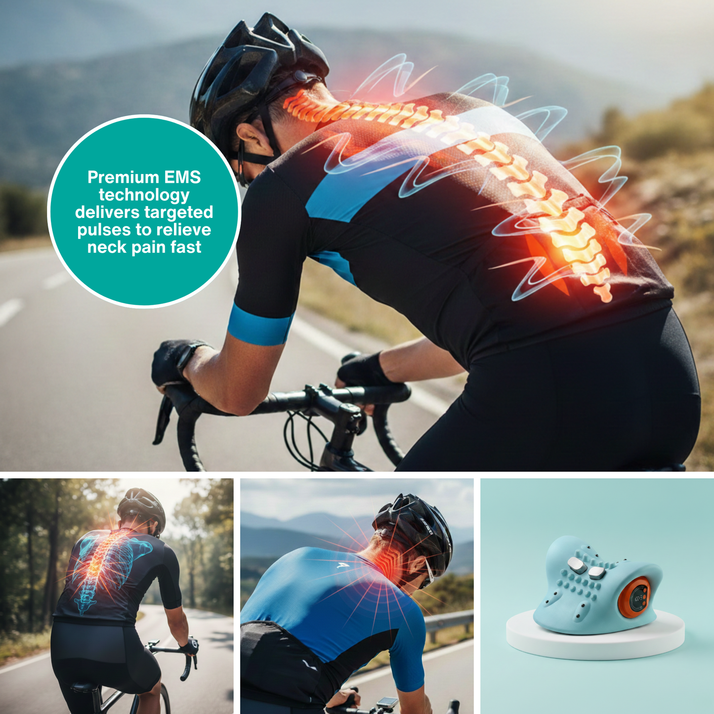 Orthoxiva™ 4-in-1 Advanced Neck Massager